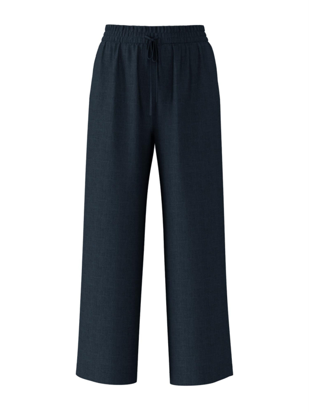 Viva - Gulia Long Linen Pant - Dark Sapphire  - Image 2