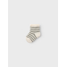Stripete sokk, baby, Dried Sage - Lil' Atelier