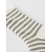 Stripete sokk, Dried Sage - Lil' Atelier
