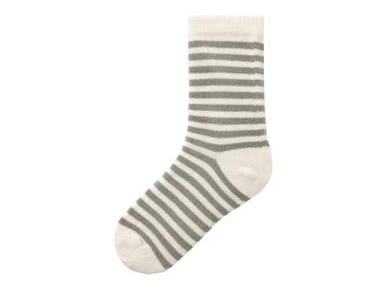 Stripete sokk, Dried Sage - Lil' Atelier