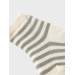 Stripete sokk, baby, Dried Sage - Lil' Atelier