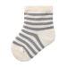 Stripete sokk baby, Silver Filigree - Lil' Atelier