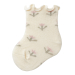 Sokk blomster baby, Turtledove - Lil' Atelier