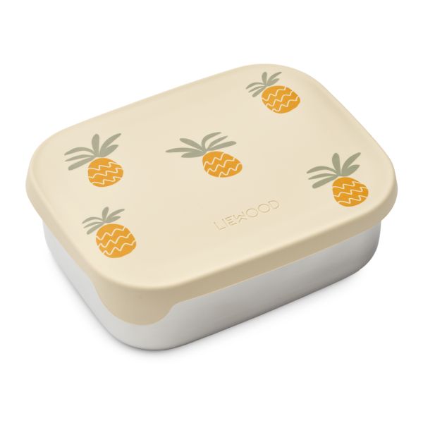 LIEWOOD - ARTHUR LUNCHBOX PINEAPPLE/CLOUD CREAM