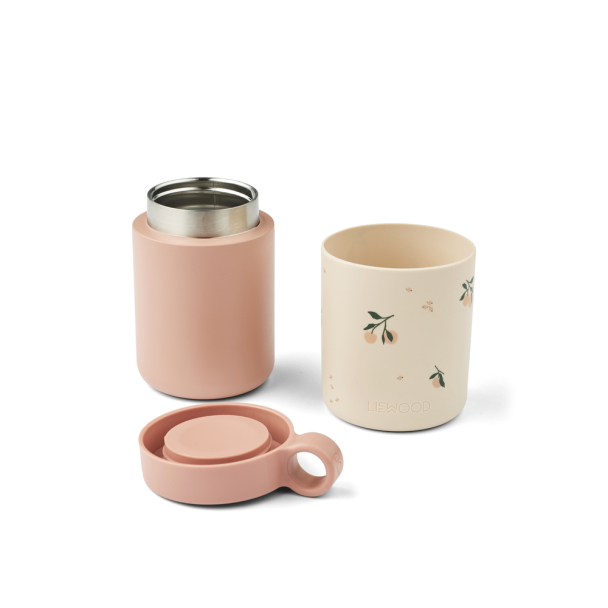 Liewood | Kian Food Jar - Peach/Sea Shell - Image 2