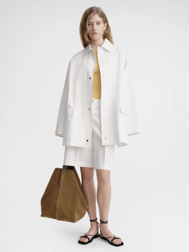 Cotton Twill Overshirt Jacket - Image 1