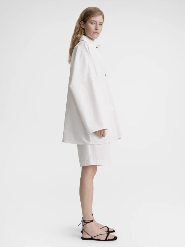 Cotton Twill Overshirt Jacket - Image 4