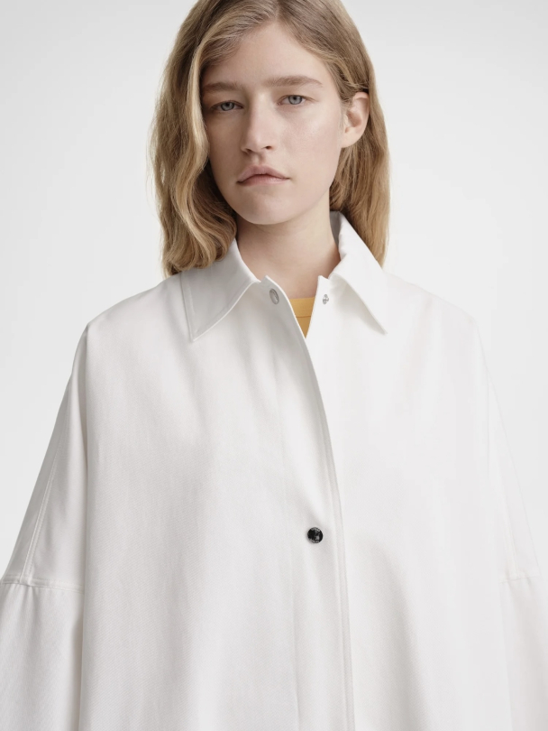 Cotton Twill Overshirt Jacket - Image 5