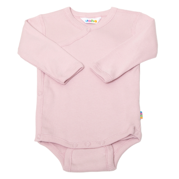 Omslagsbody Rib - Rosa