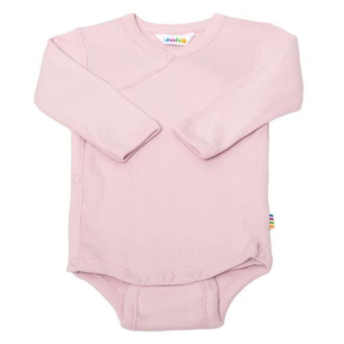 Joha | Omslagsbody Rib - Rosa