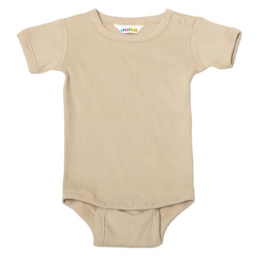 JOHA - BODY T-SKJORTE RIB SAND