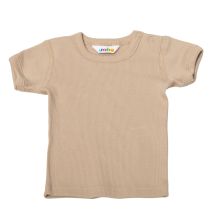 T-skjorte Rib - Sand