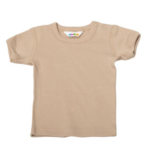 Joha | T-skjorte Rib - Sand