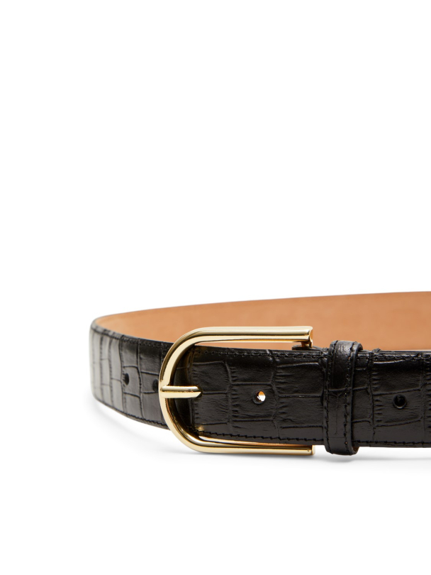 SELECTED FEMME Ellen Croco Belt - Image 2