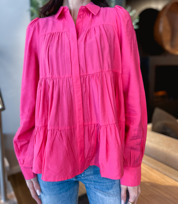Pala Shirt - Rasberry Sorbet - Image 1