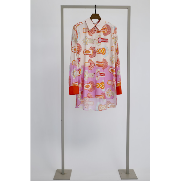 Hemgrave Bluse m/Print  | Hemgrage Bluse m/Print fra Herzen's Angelegenheit