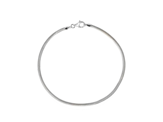 Slange - Sølv armbånd 1,6MM