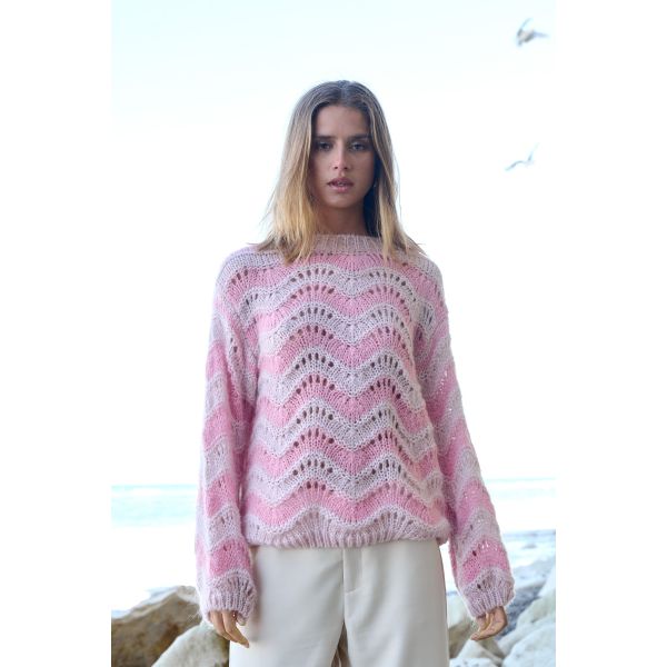 NOELLA Panama Knit Sweater 