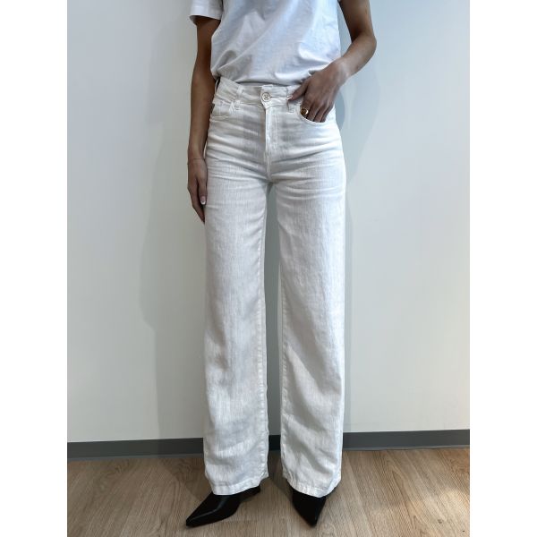 Culotte Linen Color - White