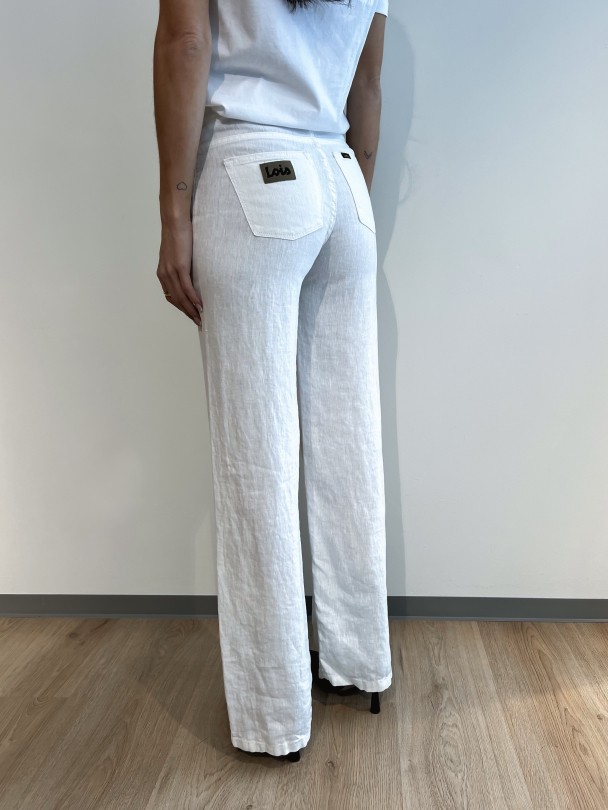 Culotte Linen Color - White - Image 10
