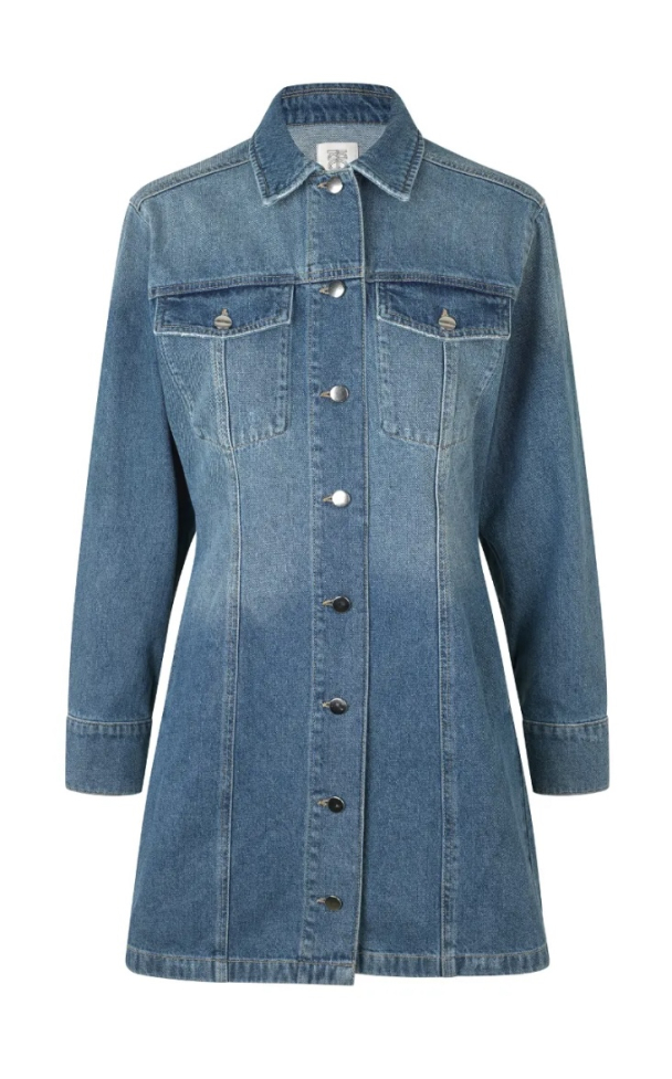 Kylie Dress - Denim Blue  - Image 2