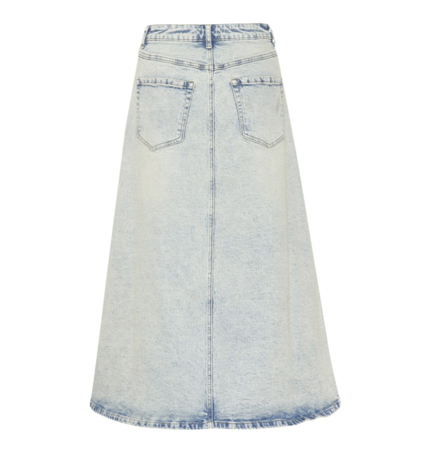 Manula Midi Skirt - Light Blue Acid - Image 3