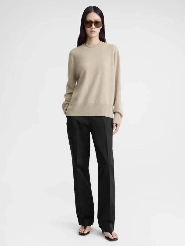 Crew-Neck Cashmere Knit - Image 1