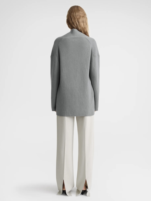 Overlapped V-Neck Knit - Image 3