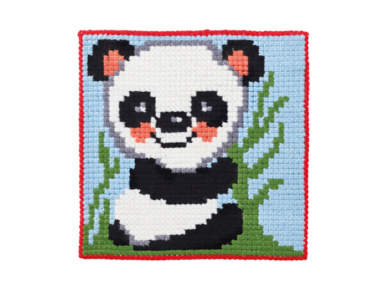 Barnebroderi - Panda