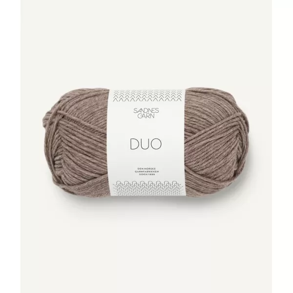 DUO mørk beige melert 2652