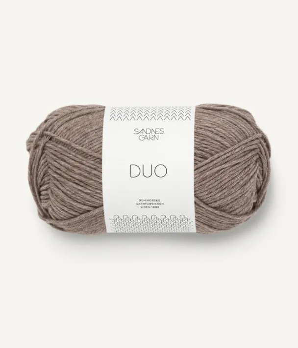 DUO mørk beige melert 2652