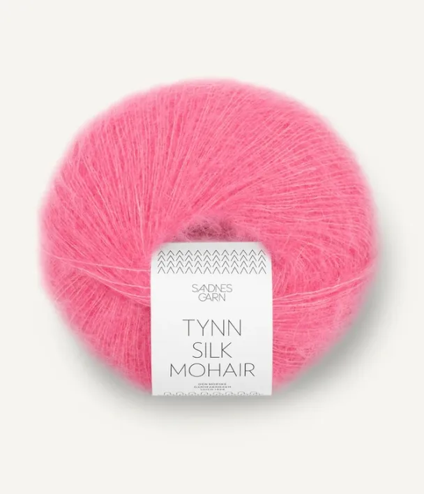 Tynn Silk Mohair 4315 bubblegum pink