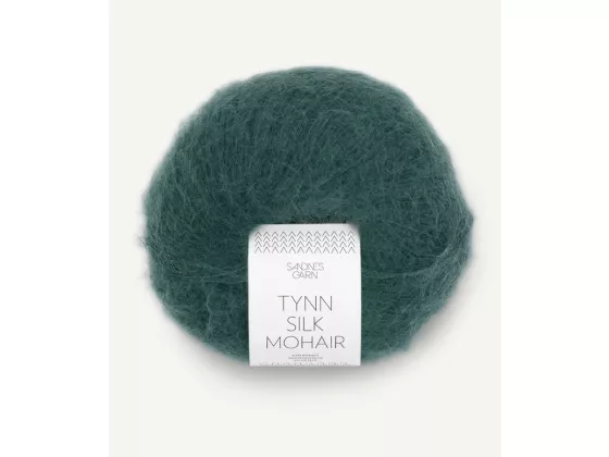 Tynn Silk Mohair dyp petrol 7281