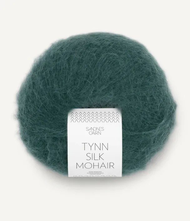 Tynn Silk Mohair dyp petrol 7281