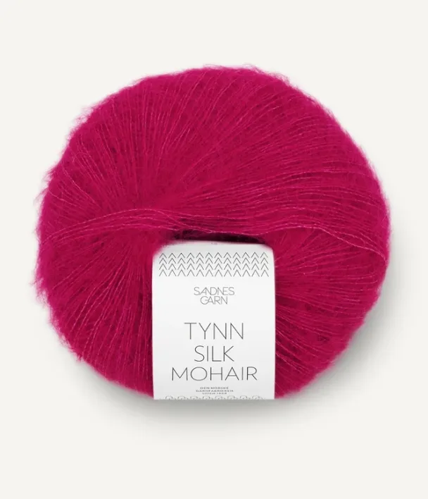 Tynn Silk Mohair Jazzy pink 4600