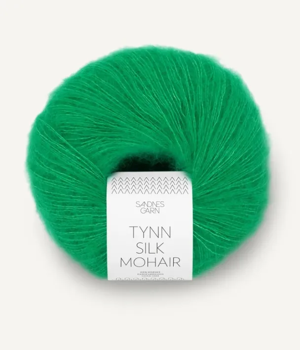 Tynn Silk Mohair Jelly Bean green 8236