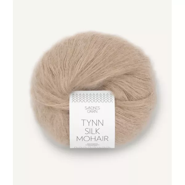 Tynn Silk Mohair Lys Beige 3021
