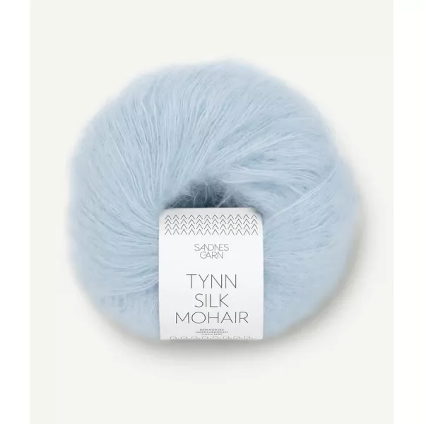 Tynn Silk Mohair lys blå 6012