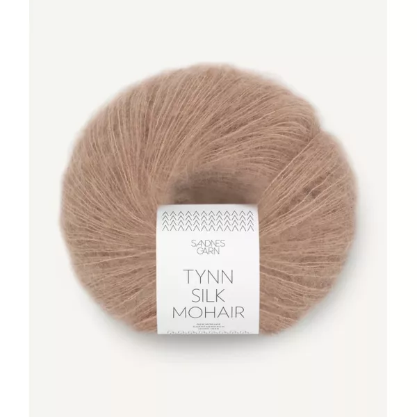 Tynn Silk Mohair lys eikenøtt 3041