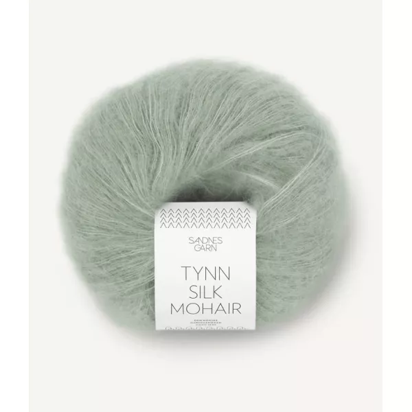 Tynn Silk Mohair lys grønn 8521