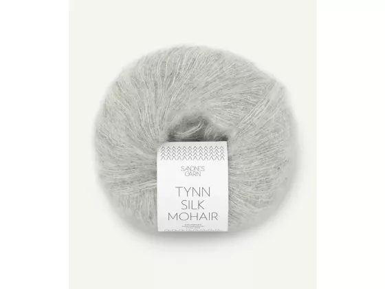 Tynn Silk Mohair lys grå 1022