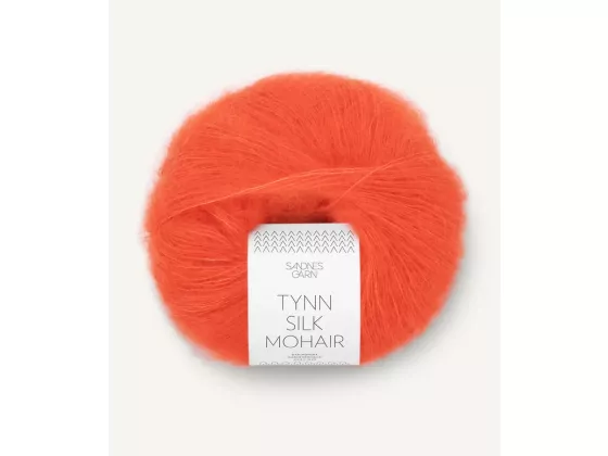 Tynn Silk Mohair Orange 3818