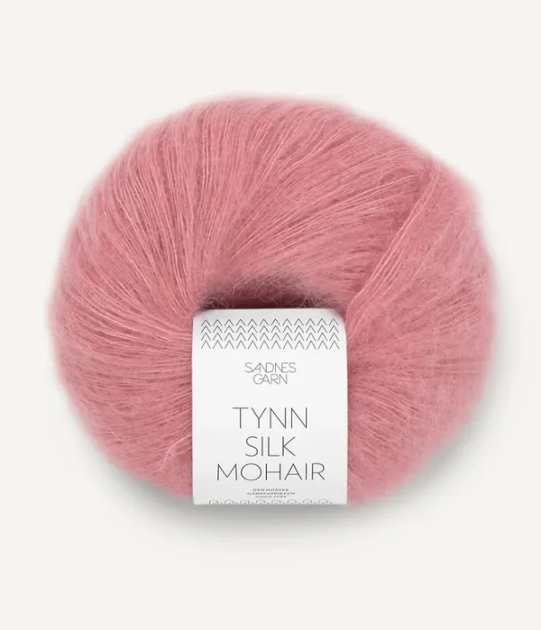 Tynn Silk Mohair rosa 4323