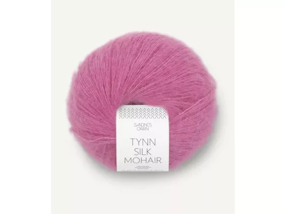 Tynn Silk Mohair Shoking pink 4626 