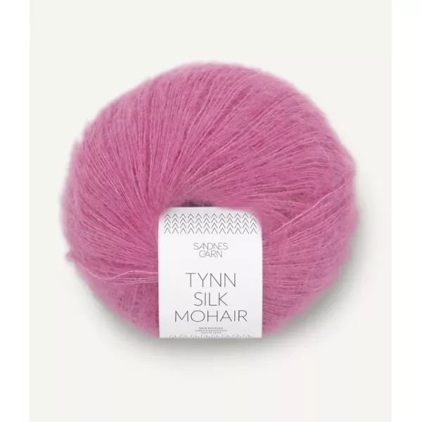 Tynn Silk Mohair Shoking pink 4626 