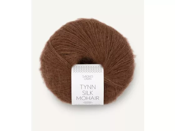 Tynn Silk Mohair sjokolade 3073