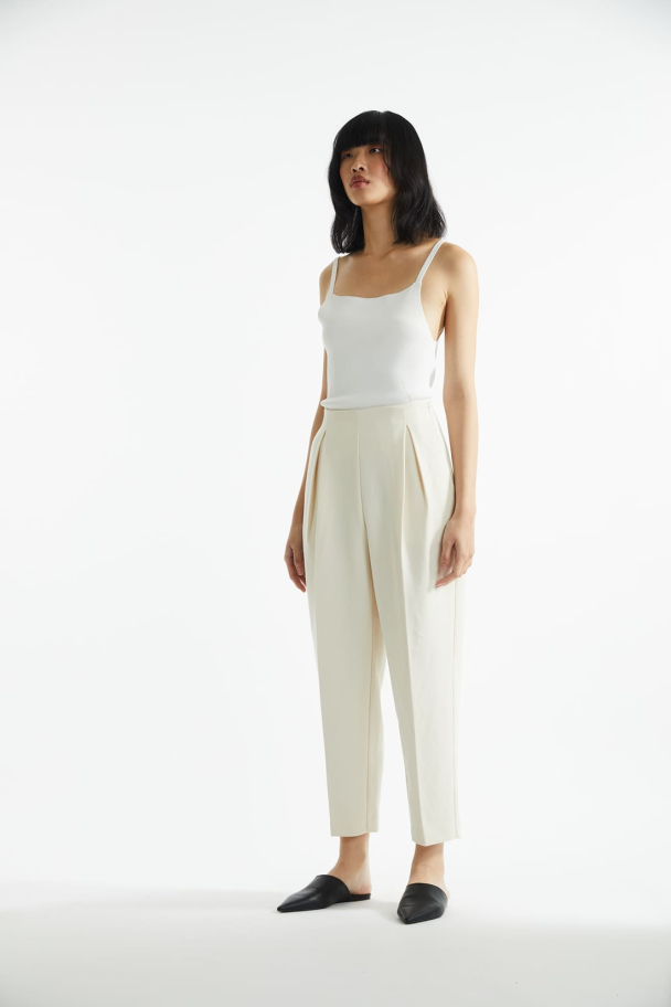 OLAVA PANT - ECRU - Image 1