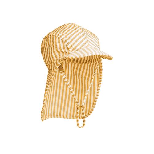 Liewood | Lusio Solhatt - Y/D Stripe Yellow Mellow/Creme