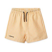 Duke Badeshorts - Stripe Yellow Mellow/Creme