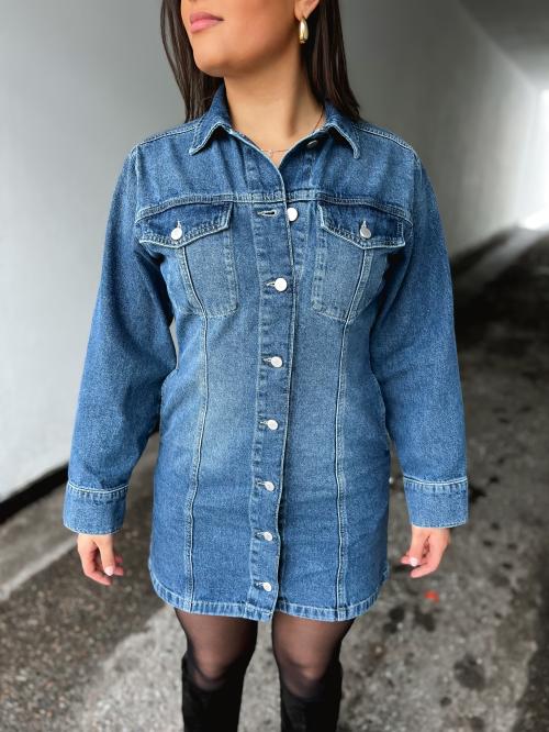 Kylie Dress - Denim Blue 